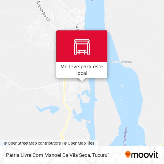 Pátria Livre Com Manoel Da Vila Seca mapa