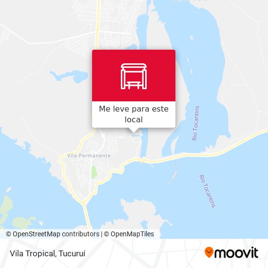 Vila Tropical mapa