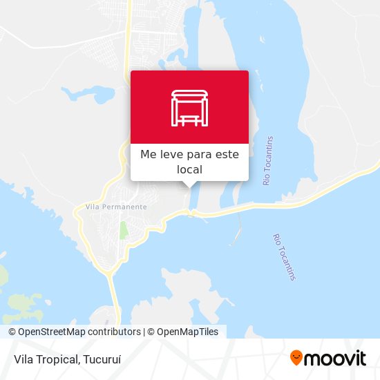 Vila Tropical mapa