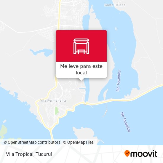 Vila Tropical mapa