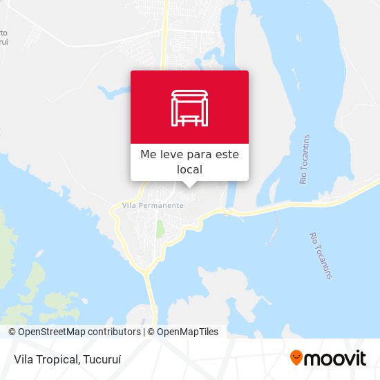 Vila Tropical mapa
