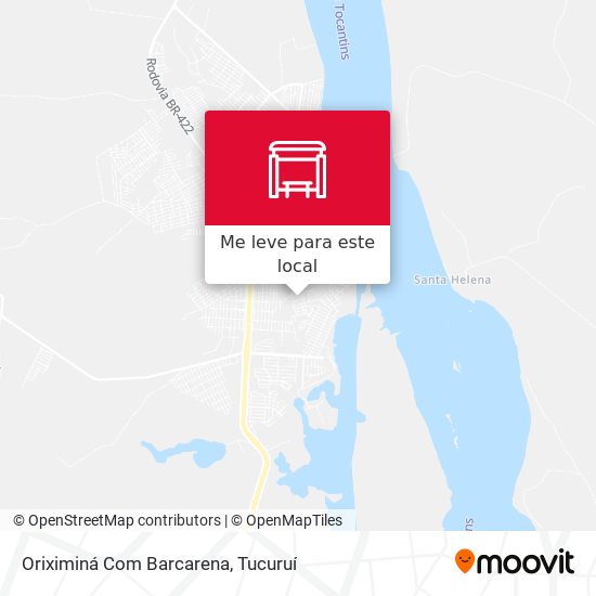 Oriximiná Com Barcarena mapa