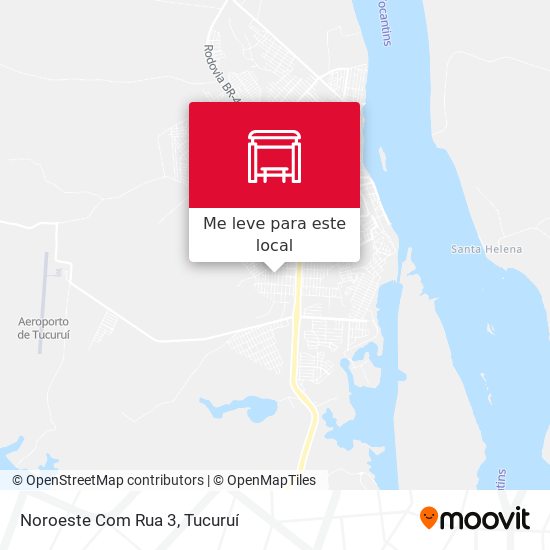 Noroeste Com Rua 3 mapa