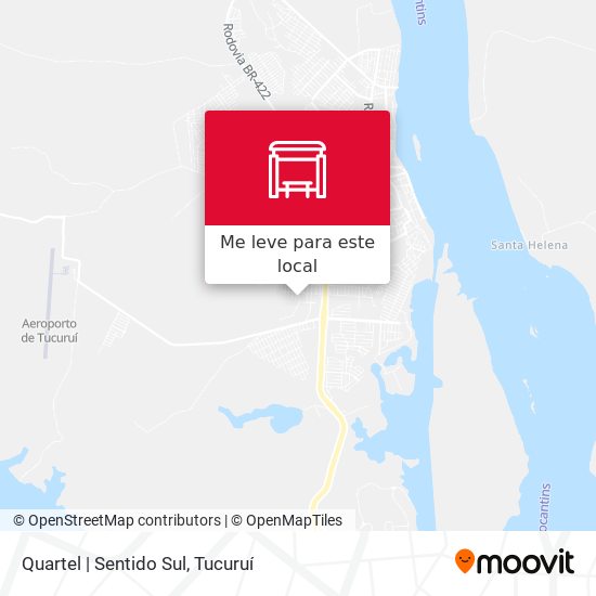 Quartel | Sentido Sul mapa