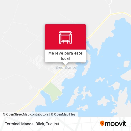 Terminal Manoel Bilek mapa