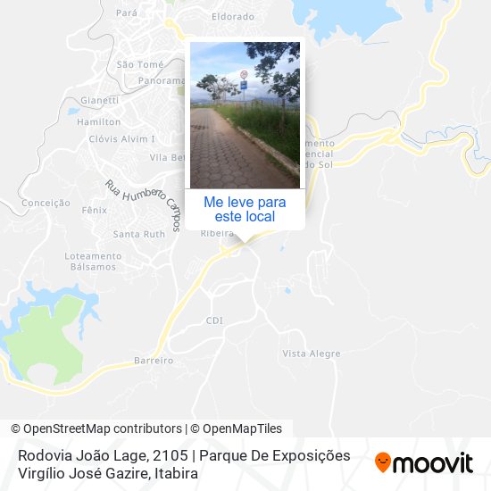 Rodovia João Lage, 2105 | Parque De Exposições Virgílio José Gazire mapa