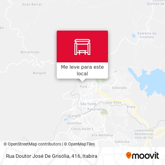 Rua Doutor José De Grisólia, 416 mapa