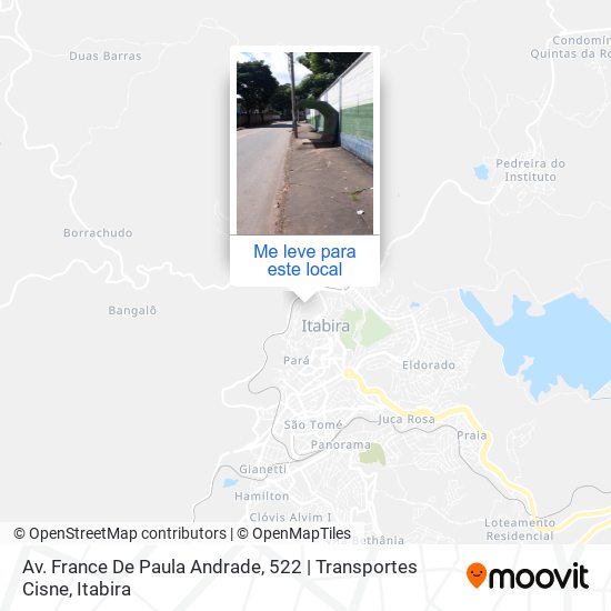 Av. France De Paula Andrade, 522 | Transportes Cisne mapa