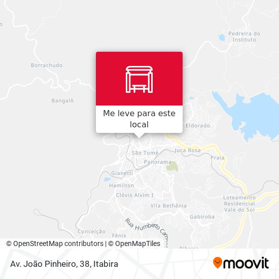 Av. João Pinheiro, 38 mapa
