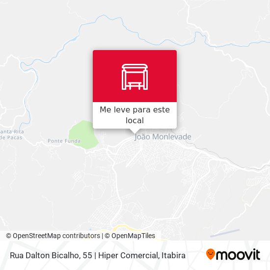 Rua Dalton Bicalho, 55 | Hiper Comercial mapa