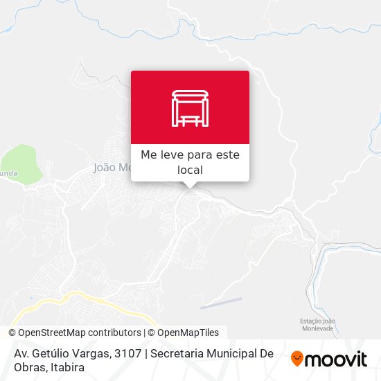Av. Getúlio Vargas, 3107 | Secretaria Municipal De Obras mapa