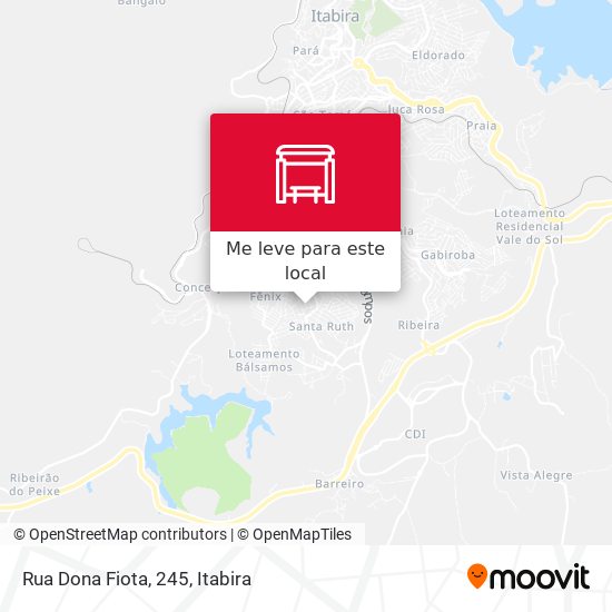 Rua Dona Fiota, 245 mapa