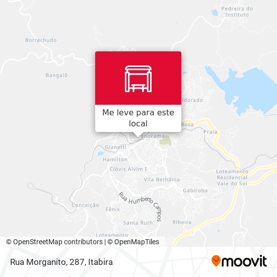 Rua Morganito, 287 mapa