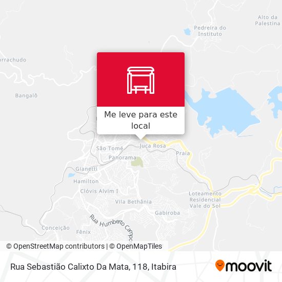Rua Sebastião Calixto Da Mata, 118 mapa