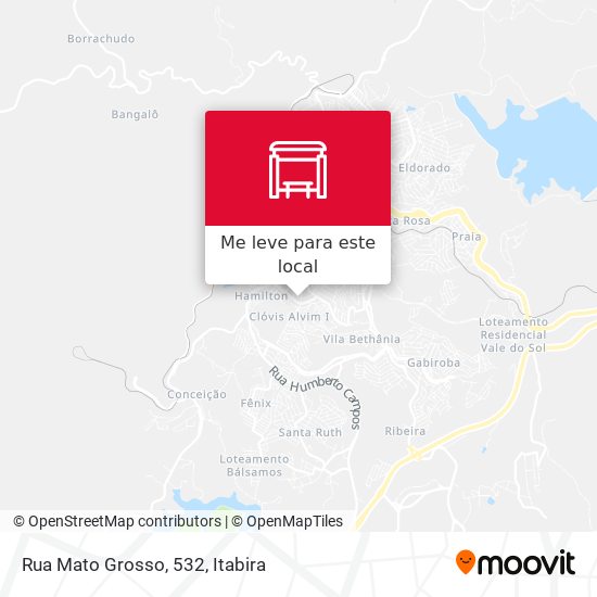 Rua Mato Grosso, 532 mapa