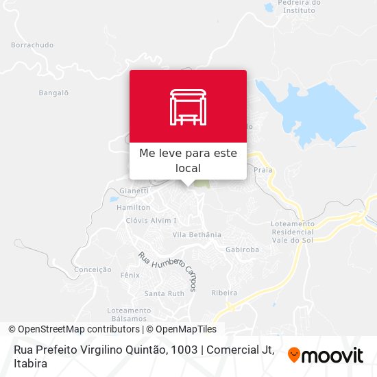 Rua Prefeito Virgilino Quintão, 1003 | Comercial Jt mapa