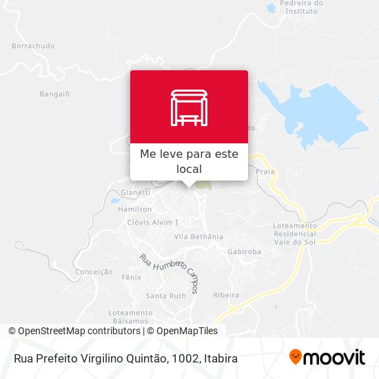 Rua Prefeito Virgilino Quintão, 1002 mapa