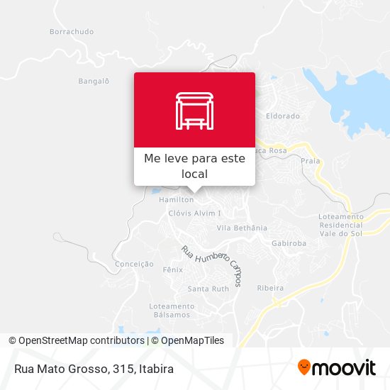 Rua Mato Grosso, 315 mapa