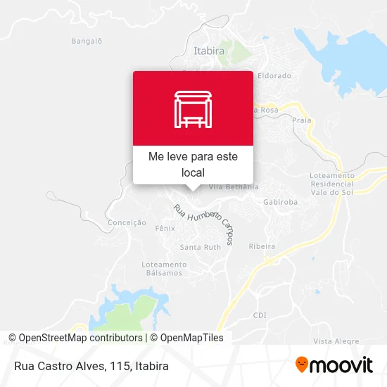 Rua Castro Alves, 115 mapa