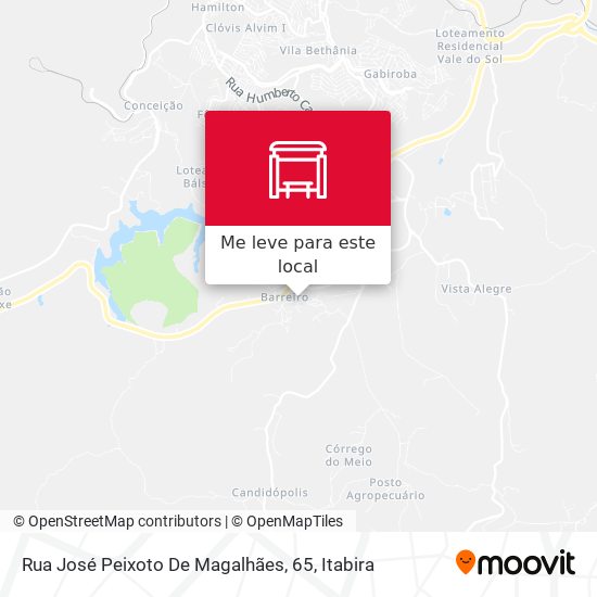 Rua José Peixoto De Magalhães, 65 mapa