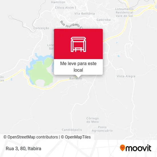 Rua 3, 80 mapa