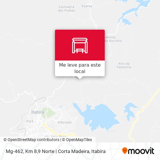 Mg-462, Km 8,9 Norte | Corta Madeira mapa