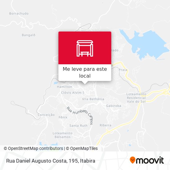 Rua Daniel Augusto Costa, 195 mapa