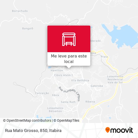 Rua Mato Grosso, 850 mapa