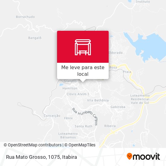 Rua Mato Grosso, 1075 mapa