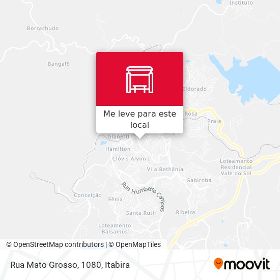 Rua Mato Grosso, 1080 mapa