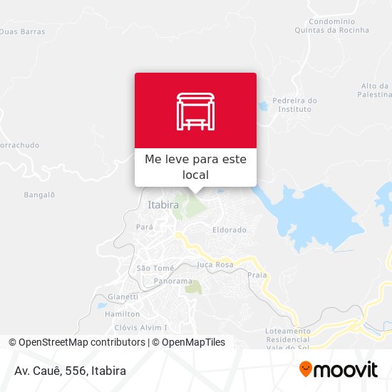 Av. Cauê, 556 mapa