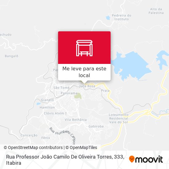 Rua Professor João Camilo De Oliveira Torres, 333 mapa