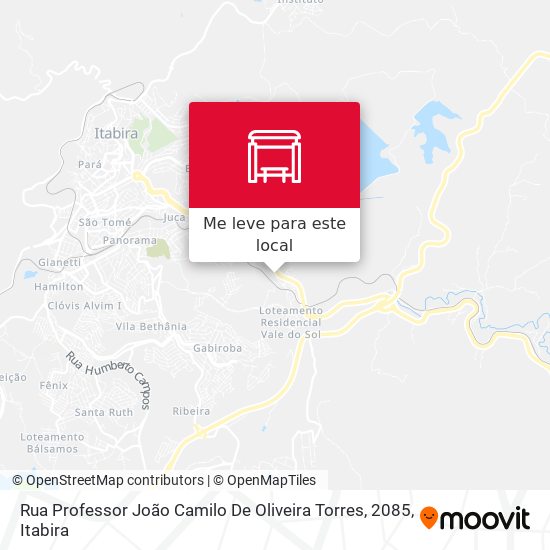 Rua Professor João Camilo De Oliveira Torres, 2085 mapa