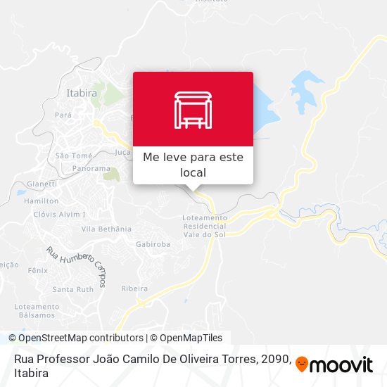 Rua Professor João Camilo De Oliveira Torres, 2090 mapa