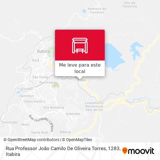 Rua Professor João Camilo De Oliveira Torres, 1283 mapa
