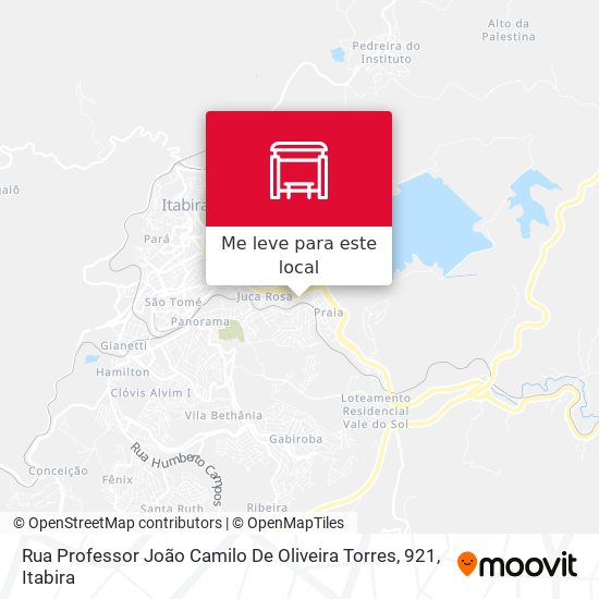 Rua Professor João Camilo De Oliveira Torres, 921 mapa