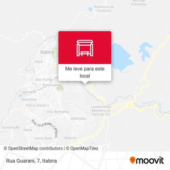 Rua Guarani, 7 mapa