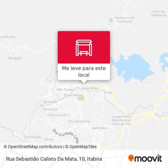 Rua Sebastião Calixto Da Mata, 10 mapa