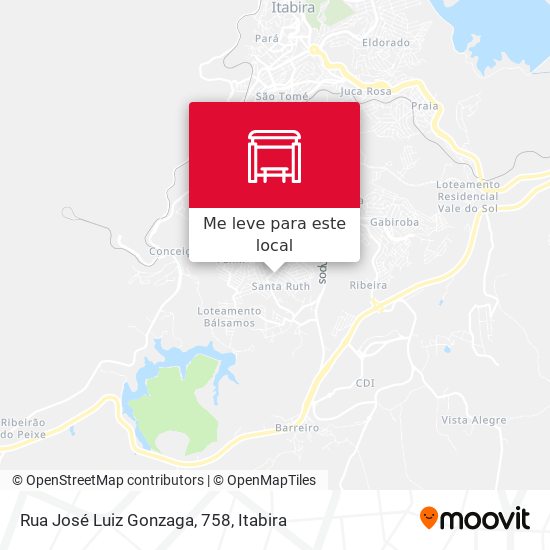 Rua José Luiz Gonzaga, 758 mapa