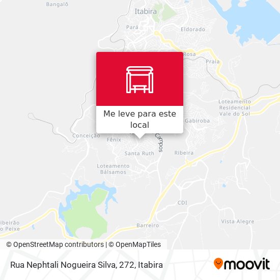 Rua Nephtali Nogueira Silva, 272 mapa