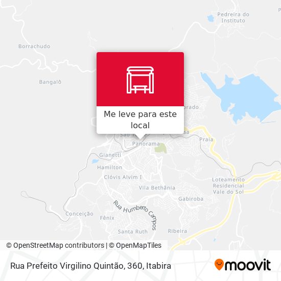 Rua Prefeito Virgilino Quintão, 360 mapa