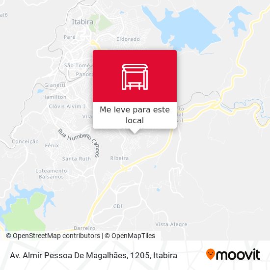 Av. Almir Pessoa De Magalhães, 1205 mapa