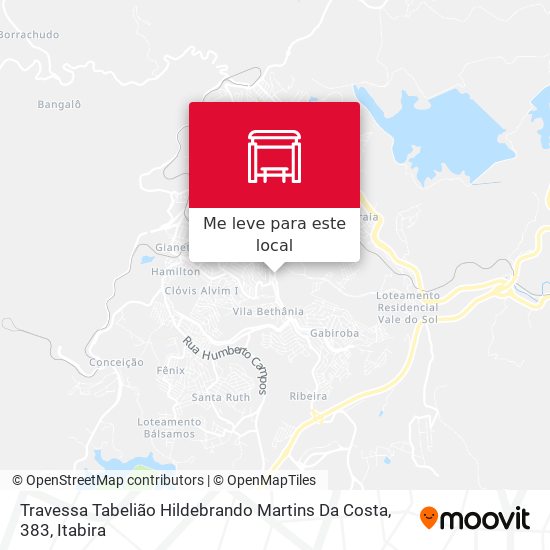 Travessa Tabelião Hildebrando Martins Da Costa, 383 mapa