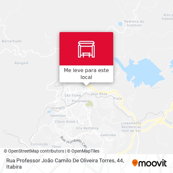 Rua Professor João Camilo De Oliveira Torres, 44 mapa
