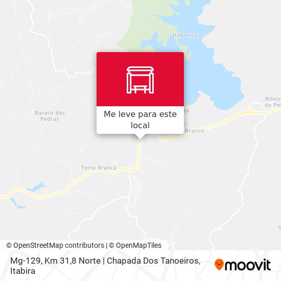 Mg-129, Km 31,8 Norte | Chapada Dos Tanoeiros mapa