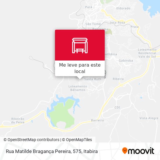 Rua Matilde Bragança Pereira, 575 mapa