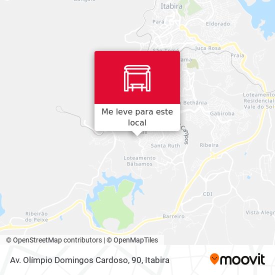 Av. Olímpio Domingos Cardoso, 90 mapa