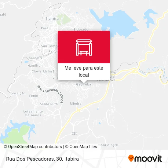Rua Dos Pescadores, 30 mapa