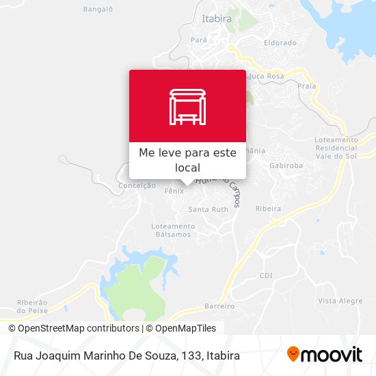 Rua Joaquim Marinho De Souza, 133 mapa