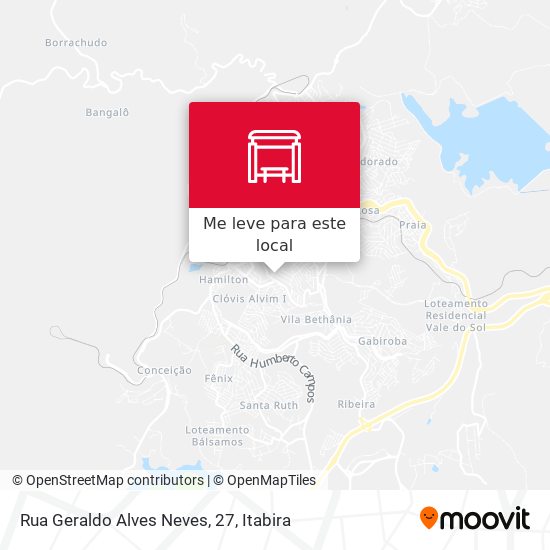 Rua Geraldo Alves Neves, 27 mapa